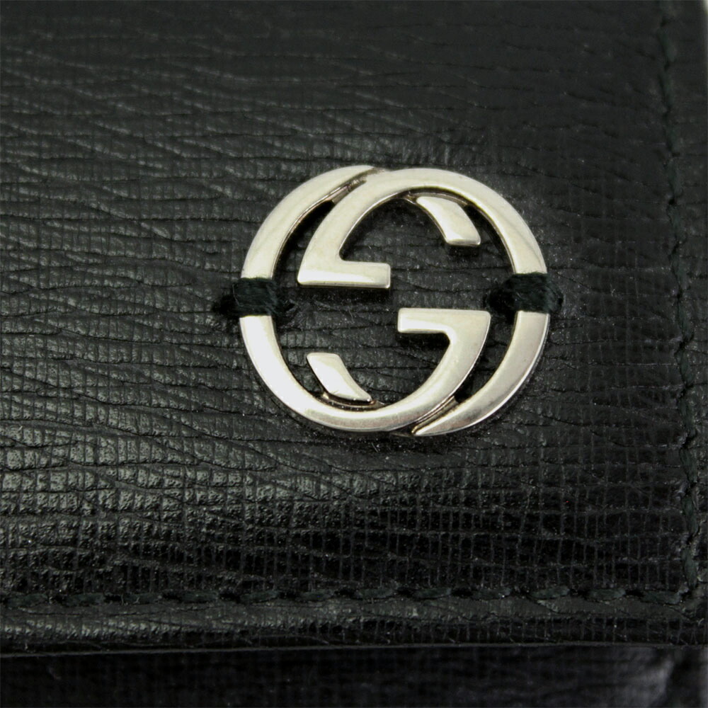 Gucci Leather Case Interlocking Black - image 3